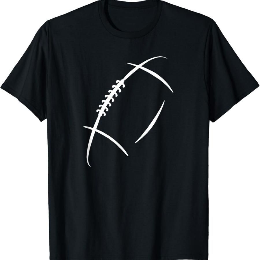 Унисекс Взрослая Классическая Футболка с Коротким Рукавом Черная Маленькая Силуэт Футболиста