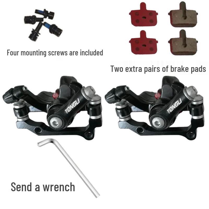 Комплект тормозной системы для складного электровелосипеда с дисковыми тормозами - Универсальная посадка спереди и сзади