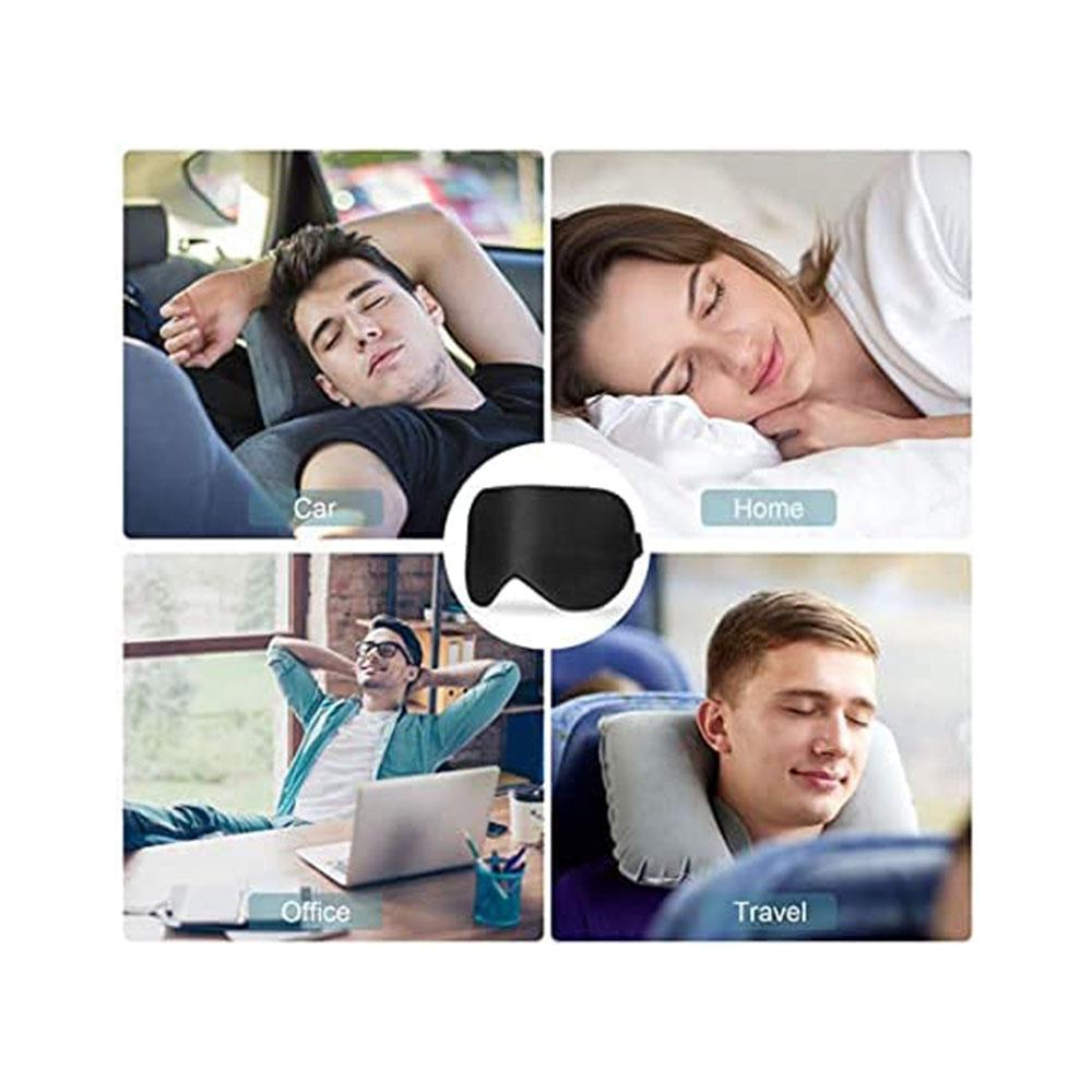 Шелковая маска для глаз с повязкой на глаза, регулируемая сверхгладкая маска для глаз для мягкого сна