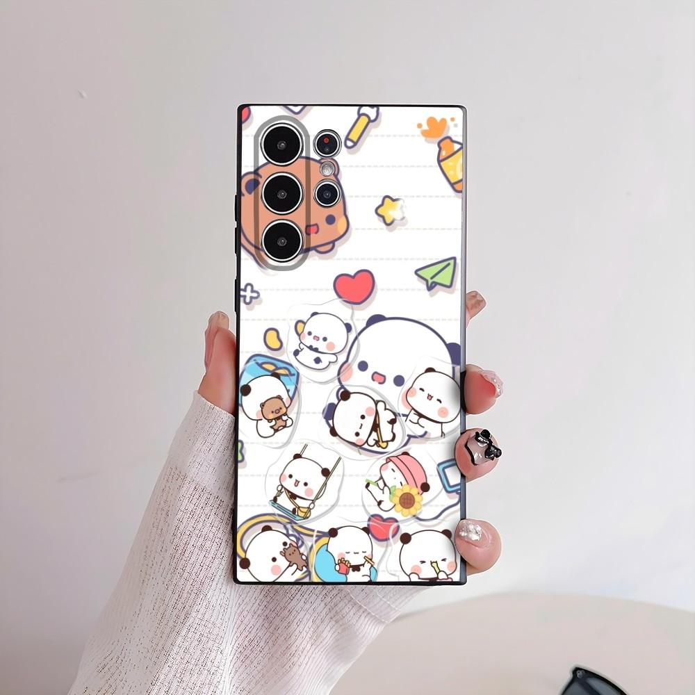 Милый Чехол Для Телефона Bubu Dudu Для Samsung Galaxy S25 S24 S22 S23 Ultra S21 S20 Plus 5G Матовый Нескользящий Полностью Закрывающий Мягкий Чехол