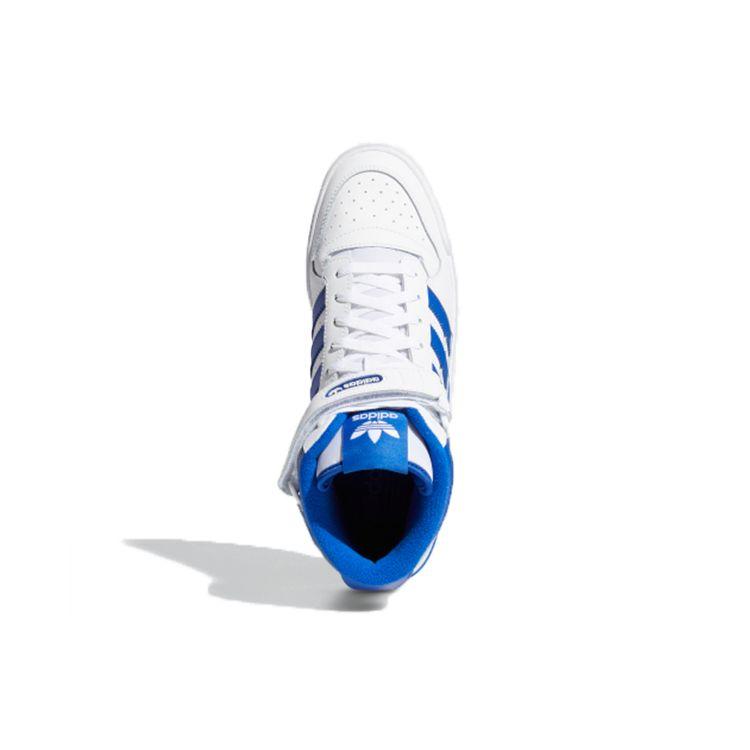 adidas Кроссовки унисекс Forum Mid White Royal Blue Cloud-White FY4976