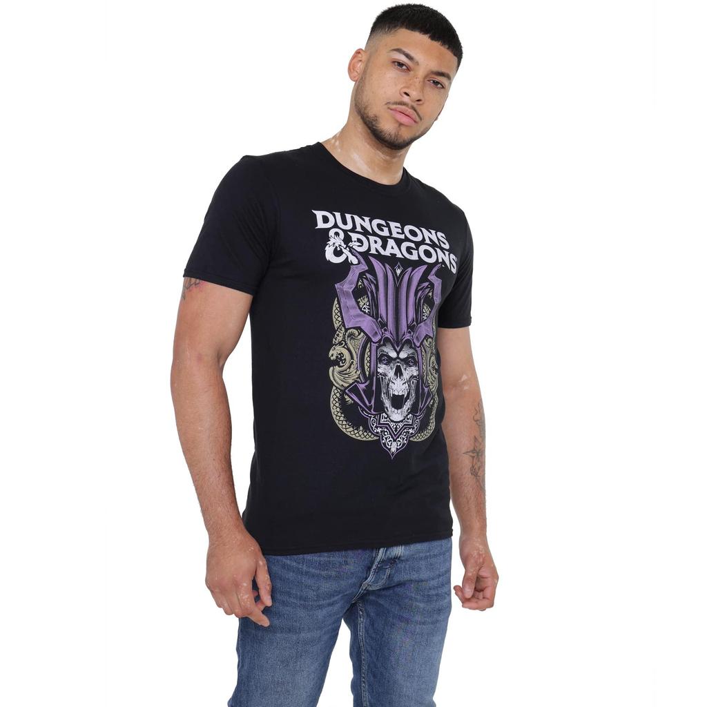 Dungeons & Dragons Mens Demi Lich Skull T-Shirt