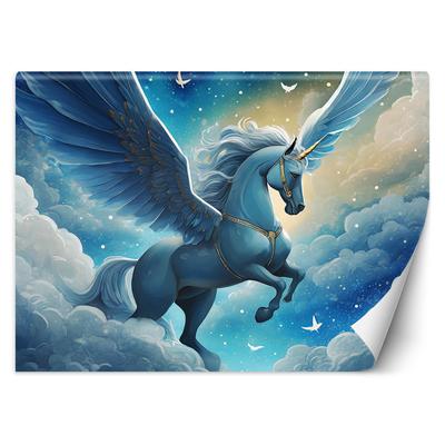 Обои Синий единорог