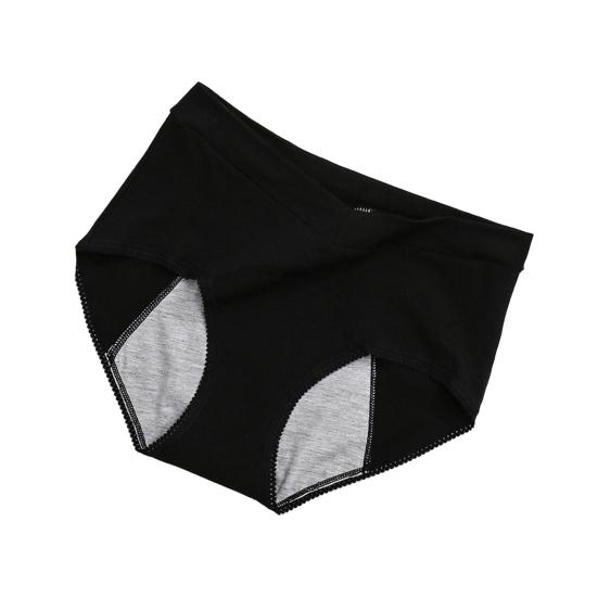 Женские трусы, бесшовные влагоотводящие однотонные мягкие антисептические мягкие дышащие трусы больших размеров с высокой талией, менструальный период, женская сексуальная одежда для взрослых