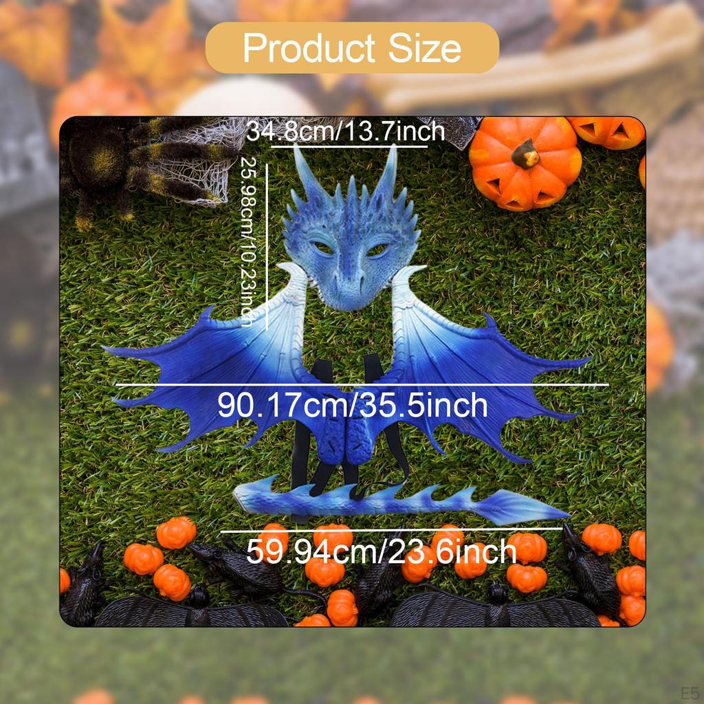 Детский костюм дракона с хвостом для Хэллоуина