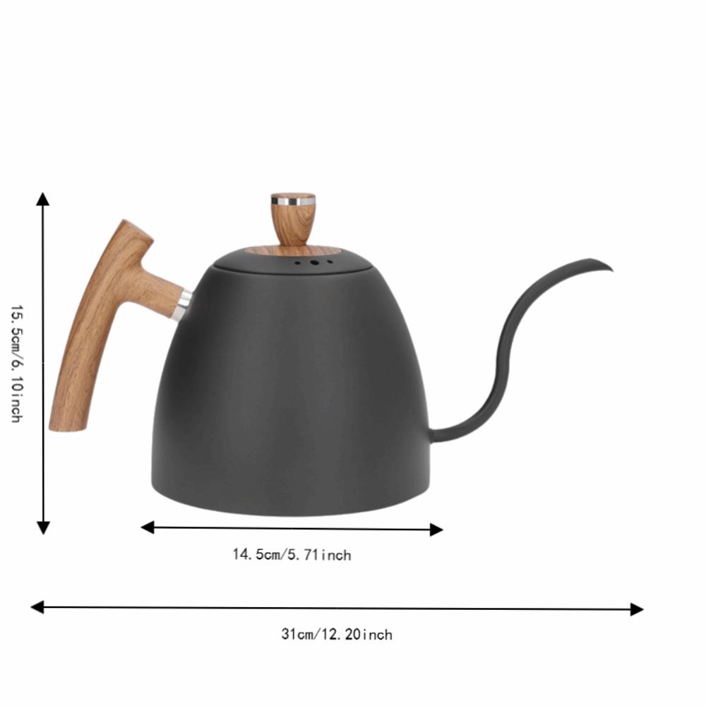 Ergonomic Handle Pour Over Kettle 800ml Capacity Coffee Kettle Gooseneck Tea Kettle For Kitchen