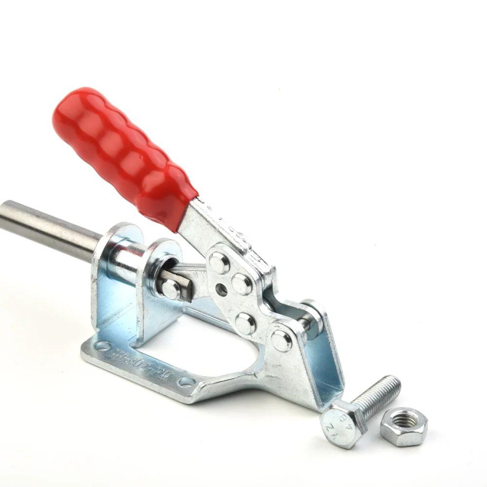 GH-302-FM Toggle Clamp Push-pull Vertical Clamp Quick-Release 136 Kg Horizontal Anti Slip Woodwork Assembly Welding Fixing Tool