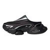 adidas Xlg Runner Mule Удобные Мягкие Повседневные Туфли Обувь Унисекс Черный Серебристый KJ9047