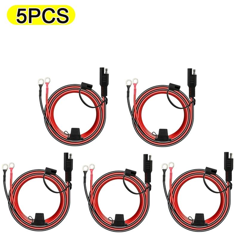 12 В зарядный кабель 16AWG кольцевой разъем SAE для O-кольца разъем удлинителя кабеля для зарядного устройства/обслуживания аккумулятора