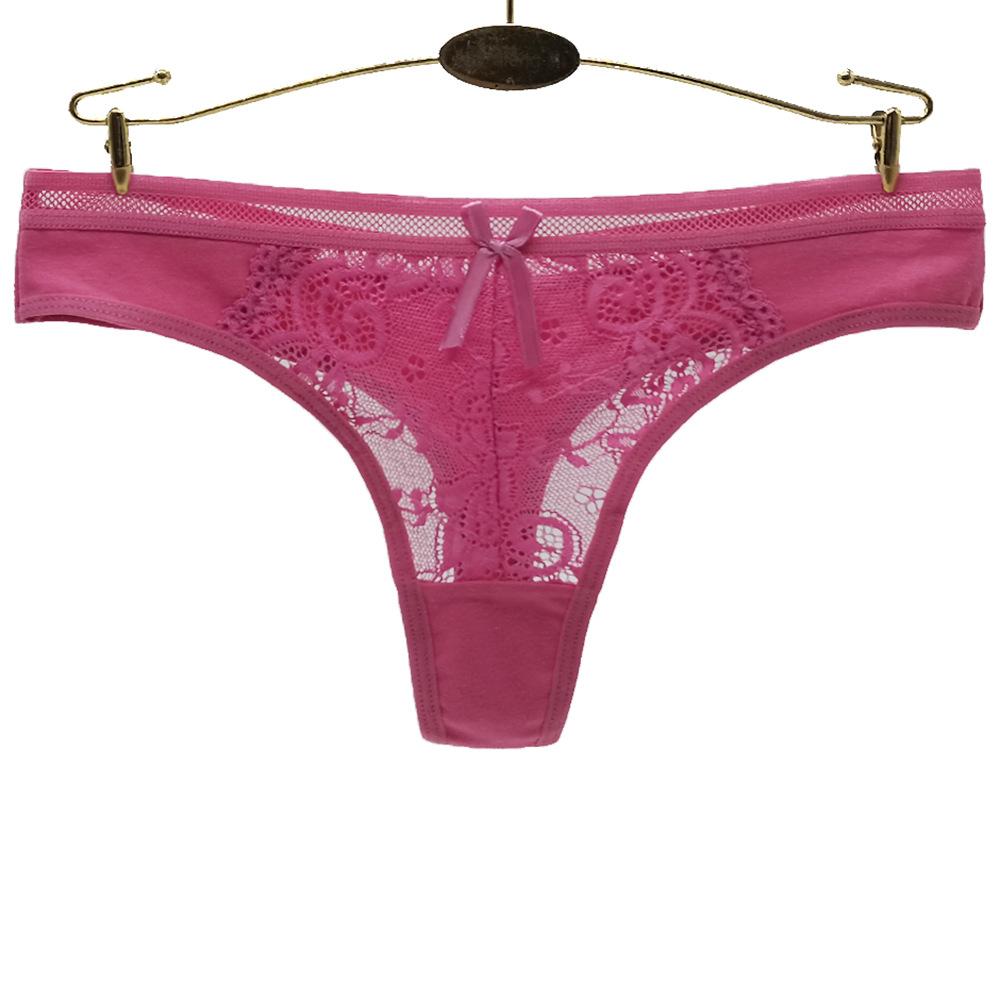 Женские сексуальные стринги, хлопковое женское нижнее белье, кружевные трусики, женские трусики для девочек, нижнее белье, 6 шт.