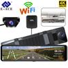 11.26 Inch Touch Screen Car Dash Cam 4K Dash Rearview Mirror DVR Recorder Device Dual Lens