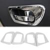ABS Chrome Interior Door Handle Bowl Cover Trim 4pcs Car Accessories For Nissan Qashqai 2010-2014