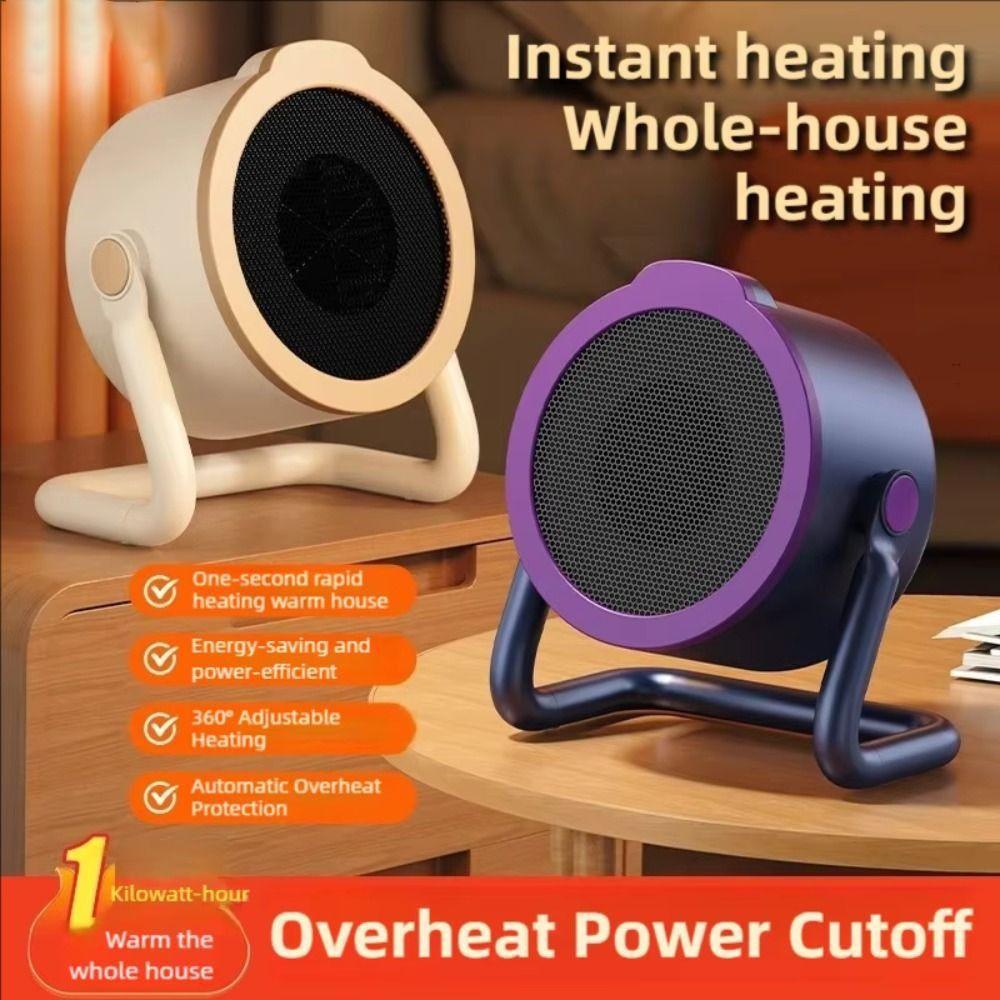 Fast Heating Portable Desktop Heater Ultra-Quiet Operation Heating Warmer Fan Personal Space