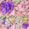 Hanmade Glitter Powder Beads With Hole Luminescent Mouse Head 20Pcs Acrylic DIY Beading Accessory Gifts 19.3mm*19mm