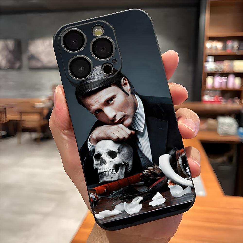 Чехол для телефона с изображением сериала ужасов Ганнибал Для IPhone 17 Pro Max 15 Pro 16 14 Plus 12 13 Mini 11 Pro Ударопрочный Мягкий Чехол