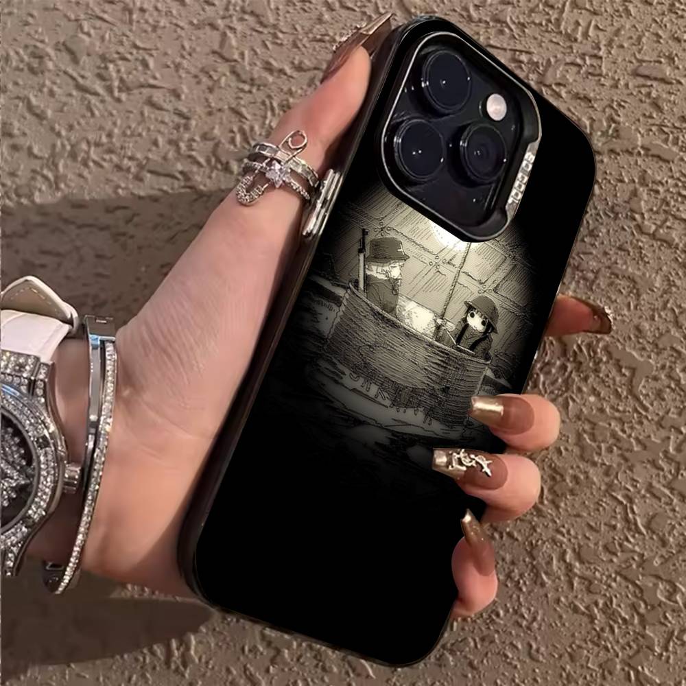 Чехол для телефона G-Girls' L-Last Tour для iPhone 17,16,15,14,13,12,11,Pro,X,XS,Max,Plus Мягкий Черный Чехол