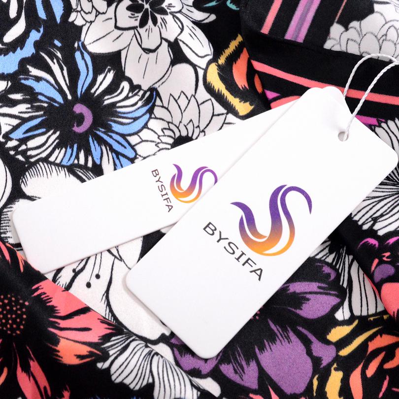 [BYSIFA] Бренд Черный Женский Шелковый Шарф Новый 90*90см Матовый Сатин Квадратные Шарфы Модные Аксессуары Весна Осень Шелковый Шарф