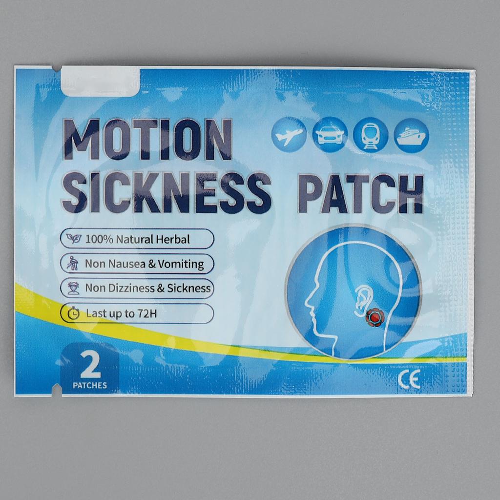 Motion Sickness Patch Lightweight Waterproof Portable Airplane Sickness Patch for Travel