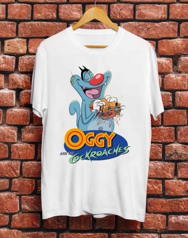 Oggy and the Cockroaches T-Shirt Unisex 100% Cotton Tee S-5XL YI171