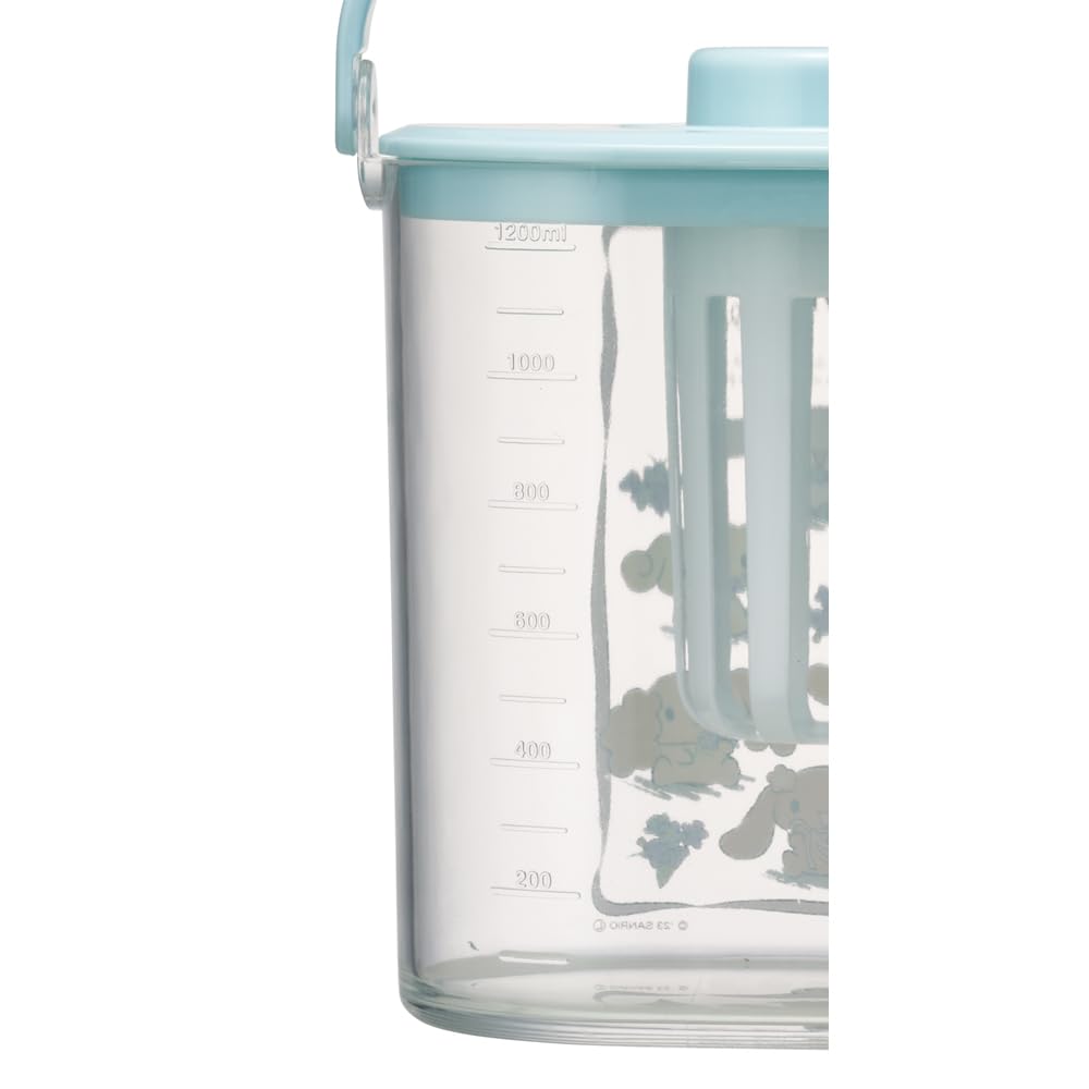 Skater Холодный чайник с возможностью кипячения Cinnamoroll Цветок Дизайн Sanrio CM10-A Ситечко, Объем 1,2 л, Термостойкий, Вода, Венок,