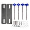 Off Road Traction Board Mounting Pins Adjustable Brackets Set for 4.72?6.69in Recovery Tracks Blue
