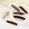 Shiny Acrylic Hair Clip for Women Elegant Temperament Side Clip Fashionable Girl One Word Clip