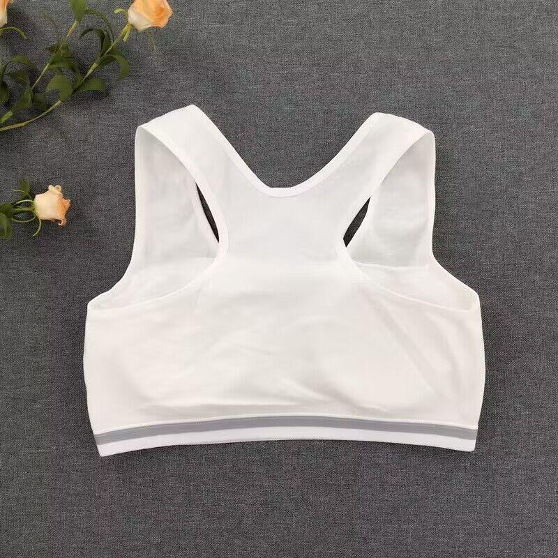 Teenager Girls Training Bra Sport Bra Kids School Student Underwear Tops 8-14Years