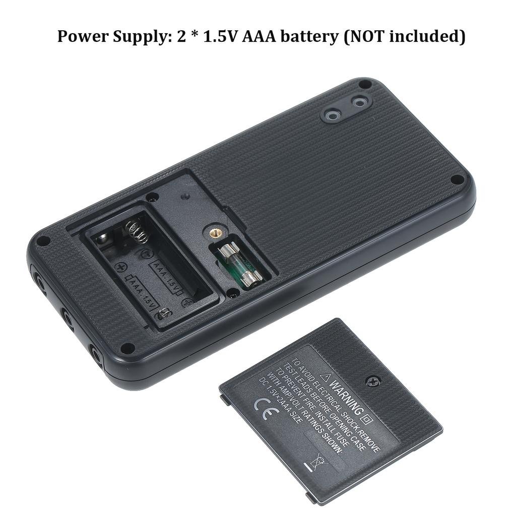 NJTY T5 6000 отсчетов True RMS Мультиметр Цифровой универсальный тестер 3,8-дюймовый большой ЖК-дисплей