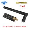 1 комплект NRF24L01+PA+LNA 2.4G беспроводной модуль 1100 метров на большие расстояния с антенной