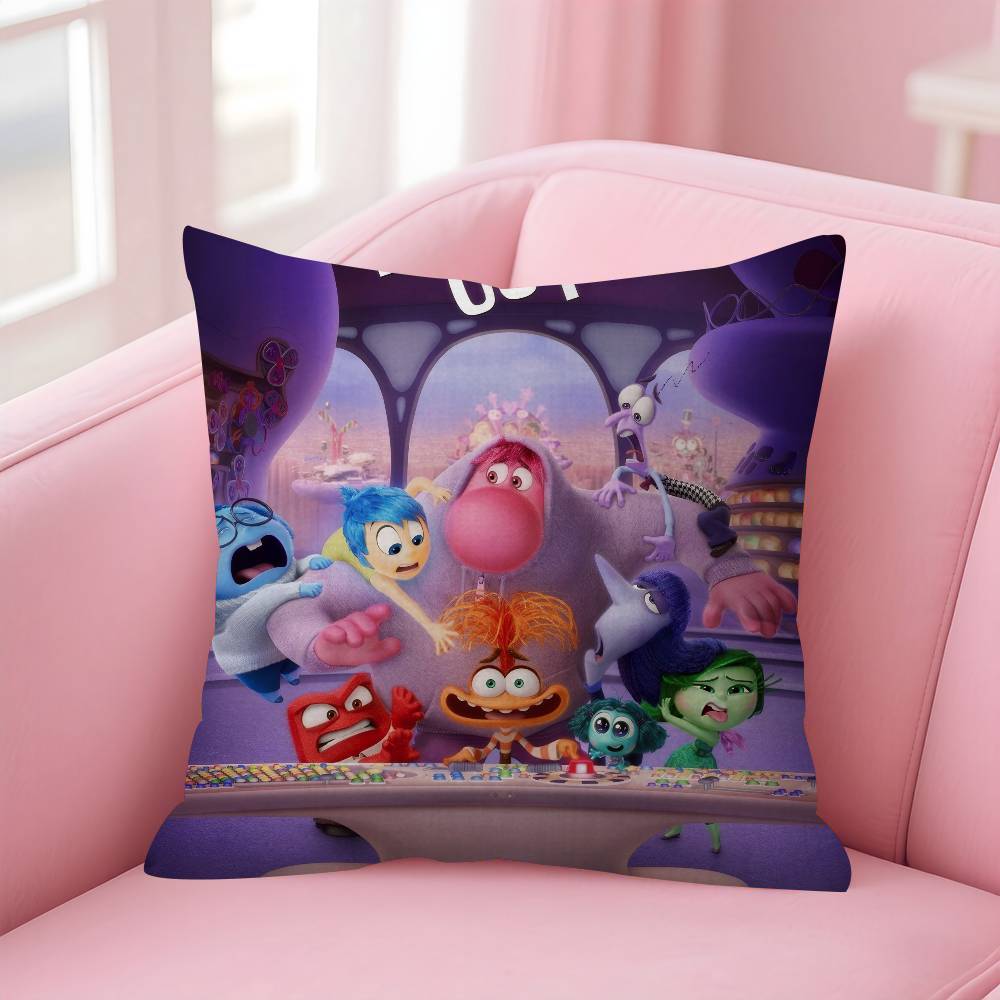 Movie cartoon IInside FUN Out Cushion Cover Inches Farmhouse Decor Home Throw Pillow Covers for Couch Decorations