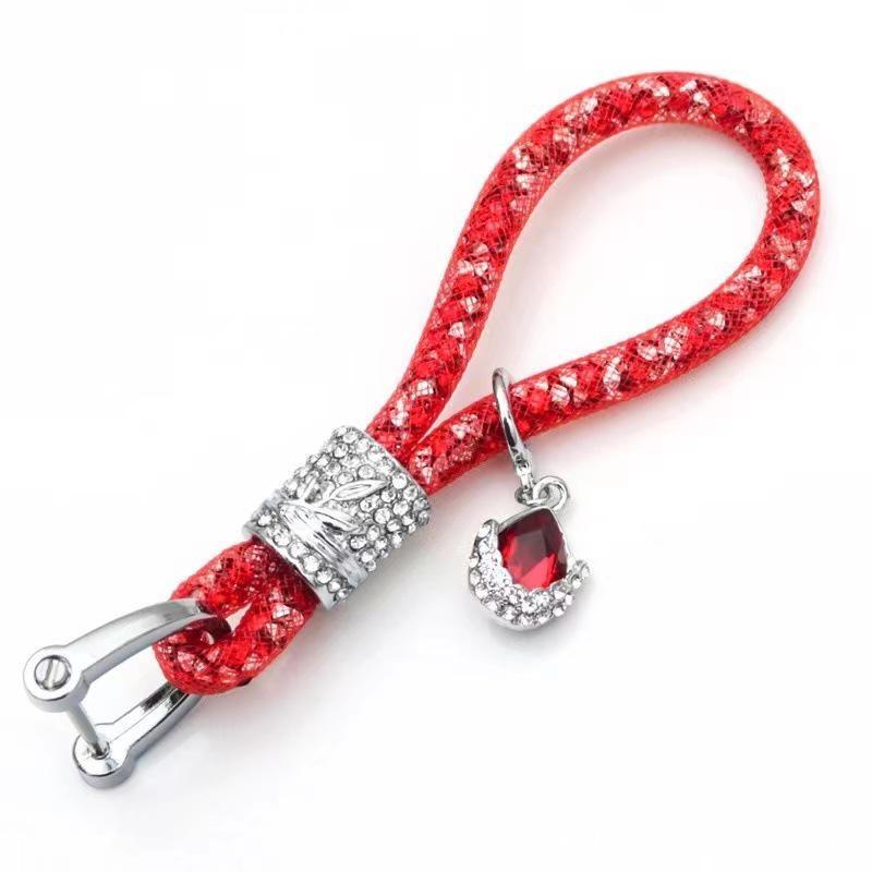Crystal Car Key Chains for Ladies Women Key Fob, Key Chain Ring Strap