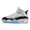 Air Jordan Dub Zero GS Legend Blue Детские кроссовки Белый Черный Нейтрально-серый DV1360-114