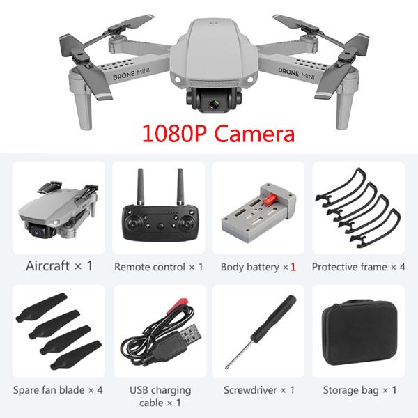 Обновление E88 Clone Mirage 5 Pro HD 4k / 1080P / 720P Камера Квадрокоптер Новейший RC Квадрокоптер с дистанционным управлением FPV Квадрокоптер Бесплатная сумка для хранения