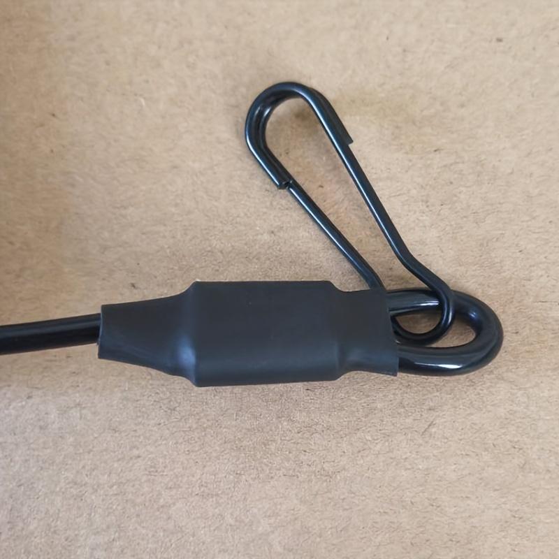 Наружная тактическая пружинная веревка для пистолета, отсутствующая веревка, портативный подвесной ключ, встроенная стальная проволока, пружинная подвесная веревка для пистолета, защищающая от порезов и падения