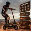 iScooter Электросамокат GX3 Pro 1200 Вт 15,6 Ач 11-дюймовые внедорожные шины Максимальная скорость 25 км/ч Запас хода 45 км+ Электросамокаты для взрослых