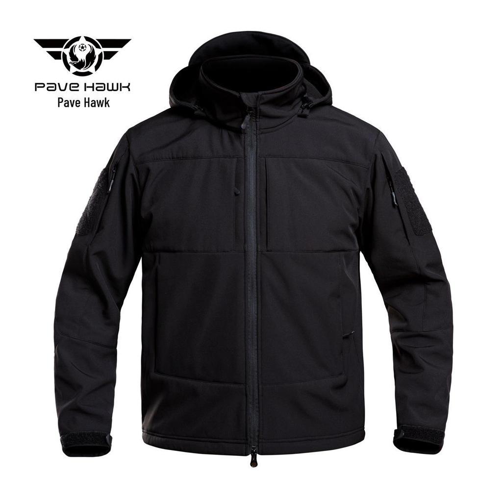 Pave Hawk Lurker Tactical Soft Shell Jacket - Outdoor Cold Weather Style PLY_76