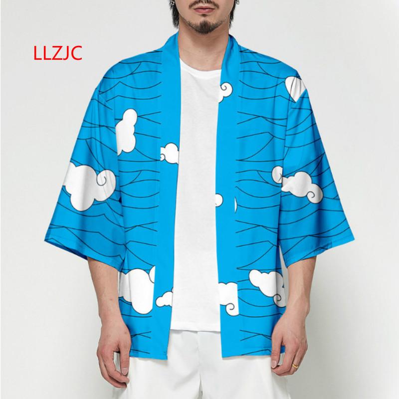 Косплей накидка Хаори аниме Клинок убийцы демонов кимоно Киламон Танджиру Нидо с одинаковым стилем