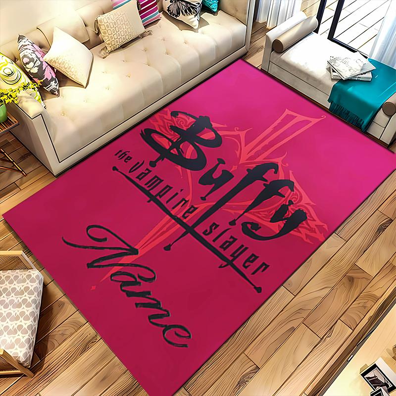 Custom personalization Buffy the Vampire Slayer Area Rug - Perfect For Kitchen, Bathroom,Laundry Room Decor Large Size Available,Gift All Seasons