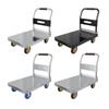 Steel Foldable Push Cart Dolly Platform Truck for Restaurants, Home