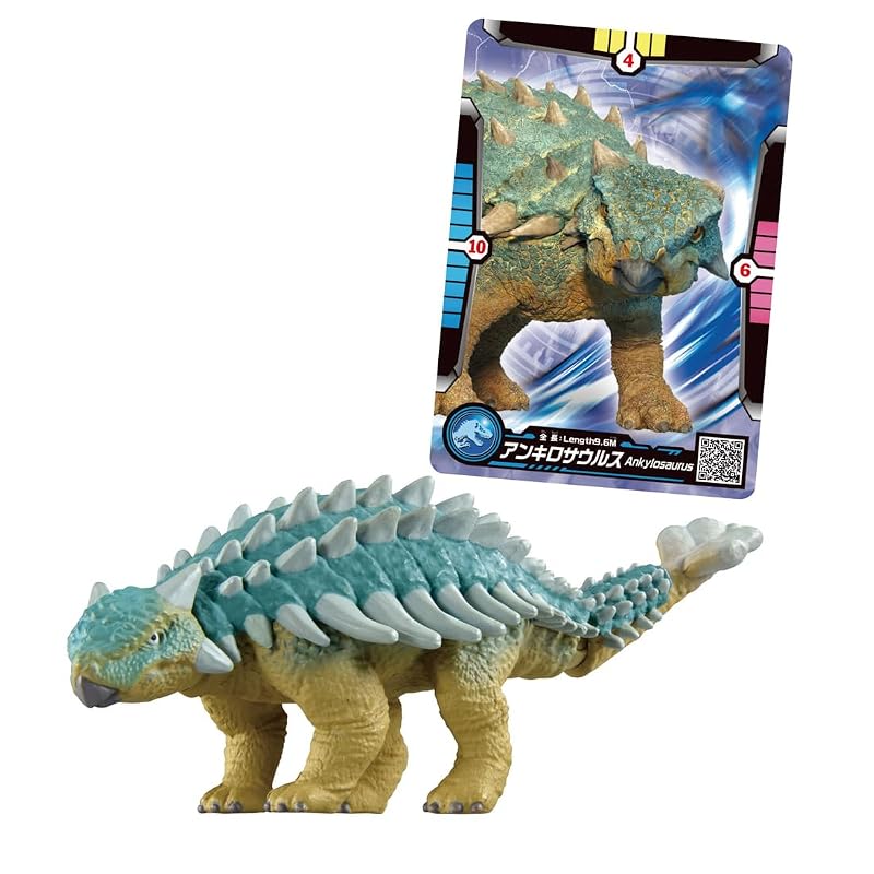 Takara Tomy Ania Мир Юрского периода Анкилозавр (с Картой Боя Ани) Игрушка «Животное Динозавр» Возраст 3+