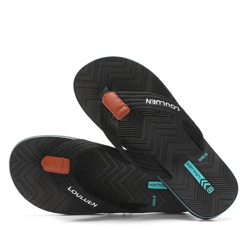 Men High Quality Flip Flops Men Beach Slippers Fashion Outdoor Flip Flops Casual Breathable Slippers for Men New Sandals 2024