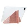 Tablet Case For Samsung Galaxy Tab S6 Lite (2024)/(2022)/(2020) P610 P615 Y-Fold Stand Glitter Leather TPU Acrylic Clear Cover