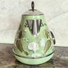 1.7L Retro Electric Kettle 1850W Handmade Decals Auto Power Off Stainless Steel Teapot for Quick Boiling EU Plug