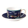 [Officially Imported] Wanderlust Blue Pagoda Teacup & Saucer 200ml, Wedding Gift, 40031709
