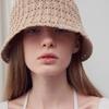 RE RHEE BRAIDED BUCKET HAT BEIGE