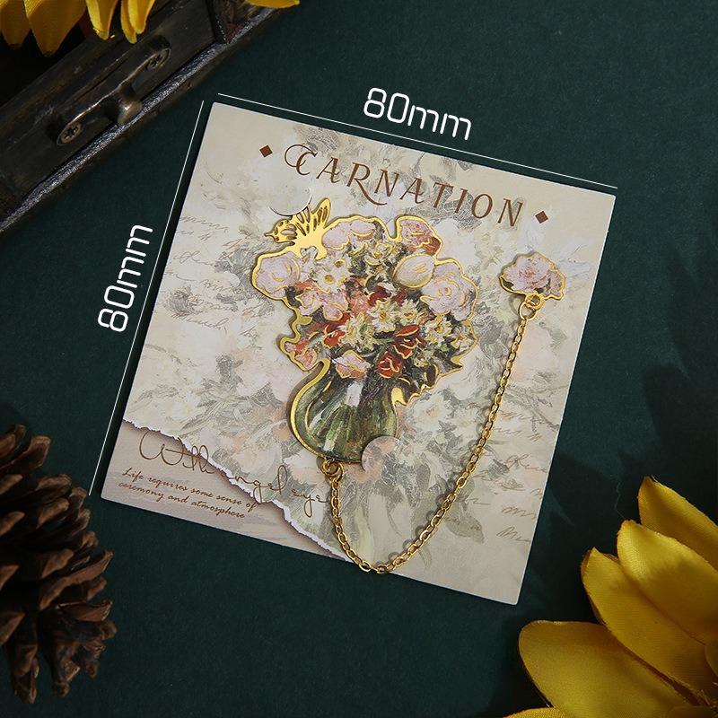 Китайские мифологические сказочные закладки, красивые полые латунные закладки, закладки с цветочной феей, канцелярские принадлежности для девочек