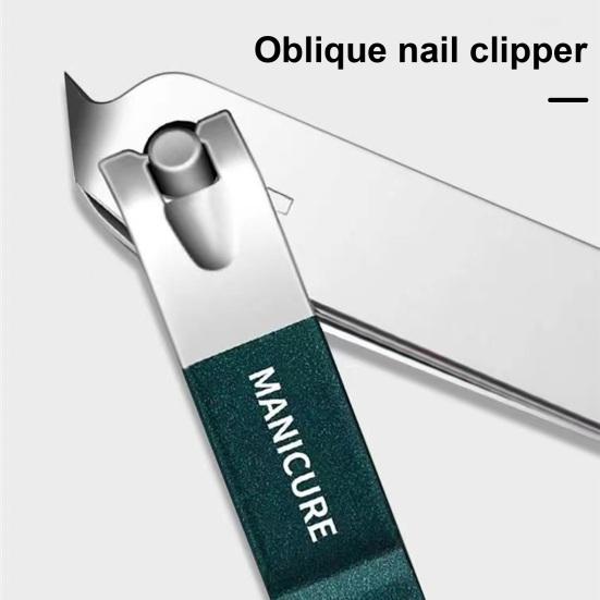 Набор из 4 кусачек для ногтей из нержавеющей стали с коробкой для хранения с защитой от брызг. Простой в использовании набор для маникюра и педикюра для ухода за ногами. Уход за ногтями.