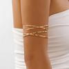Multilayer Coil Open Arm Bangles Gold Hyperbolic Cuff Bangle Adjustable Snake Armband  Party