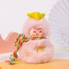 Kawaii Plush Doll Keyring Ornaments Good Luck Pendant Creative Mini Gourd Keychain  for Lovers