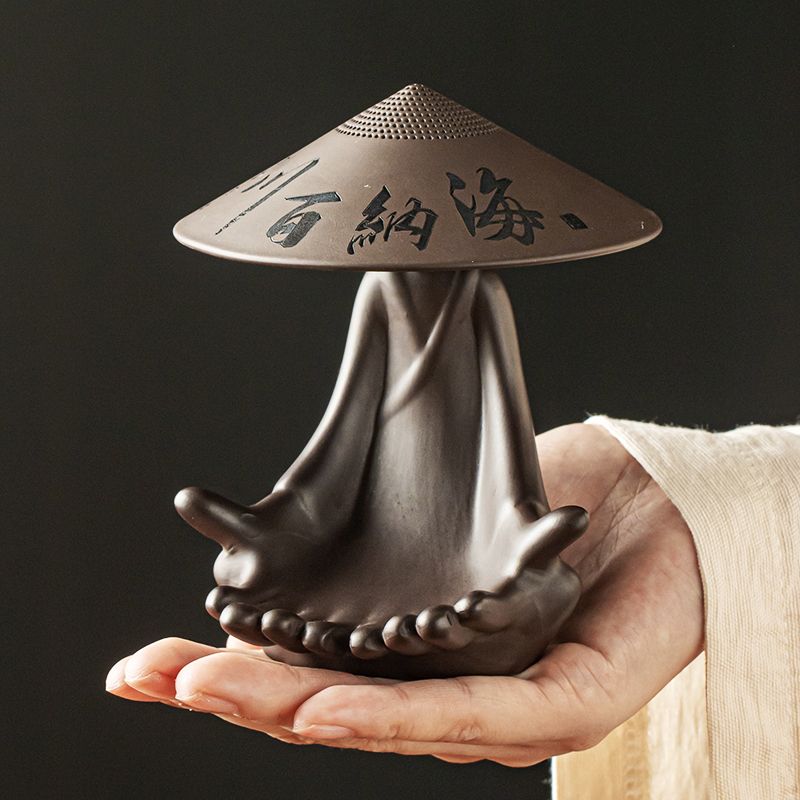 Ситечко для чая с фиолетовым песочным фильтром, ретро-протечка для чая, ультратонкое, креативное украшение для стола, бытовая техника, простота, Zen Tea P